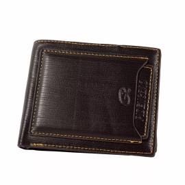 Unbranded/Generic Men's Genuine Leather Credit Card Holder Wallet Bifold ID Cash Purse Clutch US - Brown