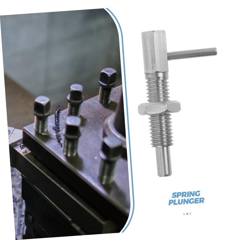 Tofficu Stainless Steel Handle Plunger Lock Pin Indexing Plunger for
