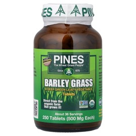 Pines International Pines International Barley Sprout 250 Tablets Supplement, Pines International Pines International Barley Sprouts, 1 Count, 250 / Pines International 파인즈인터내셔널 보리새싹 250정 보충제, Pines International 파인즈인터내셔널 보, 1개, 250