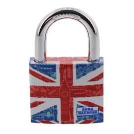 Burg-Wächter 771 F 40 London SB Cylinder Lock, Union Jack