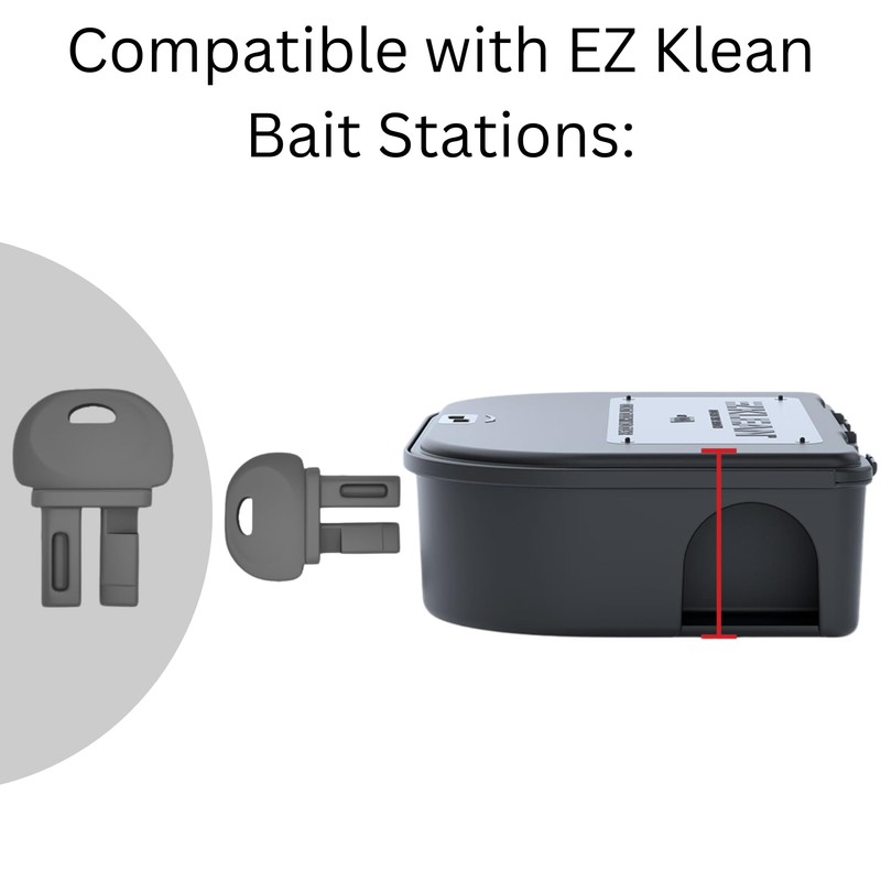 Key for EZ Klean Rat Bait Stations and Exterminators Choice