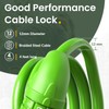 Titanker Bike Lock, 4 Feet Security Resettable Combination Coiling Bike