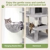 Globlazer Corner Cat Tree Tower for Indoor Cats, 51in Multi-Level