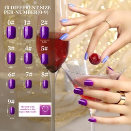 Teenitor Extra Short Press On Nails Kit, Press On Nails Short Round, 12 Colors Short Fake Nails With Nail Glue, 288pcs Short Glue On Nails For Small Nail Beds