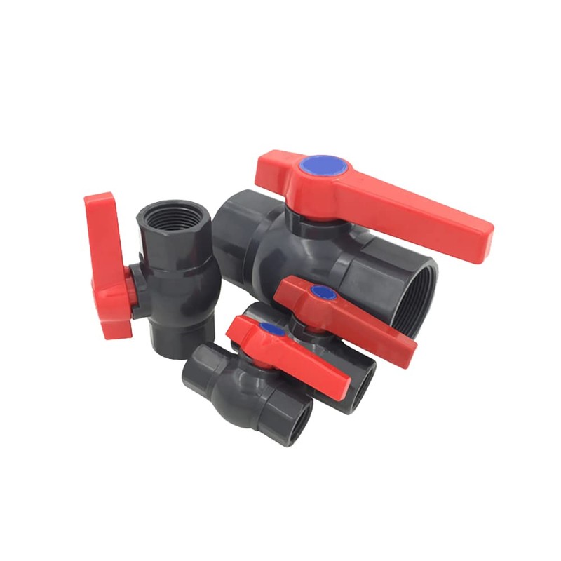 PVC Ball Valve Water Supply Valve U Compact Female Threaded
