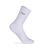 ANT21T Antrop Athletic Crew Socks, 4 Pairs, White Black and