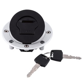 Fuel Cap Lockable Petrol Aluminium Motorcycle Fuel Cap with 2 Keys Suitable for GSXR 600/750/Hayabusa GSXR1300 etc.
