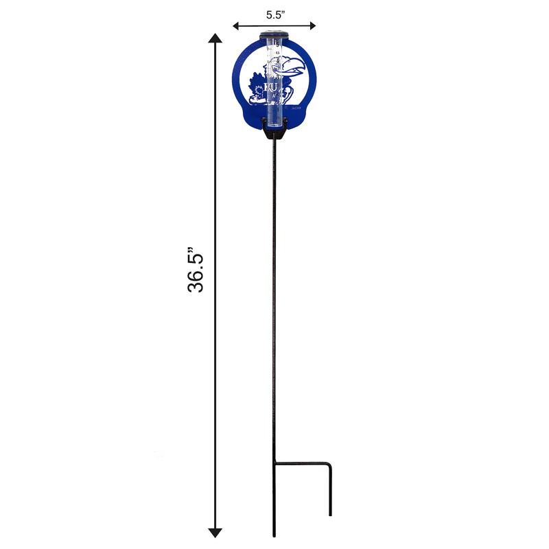 SWEN Products Kansas Jayhawks Rain Gauge