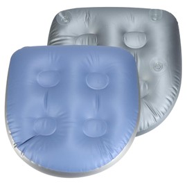 EDLMKM Inflatable Booster Seatt, Hot Tub Booster Seat Bath Spa Pad with Suction Cups, HHot Tub Cushion SPA BoosterSeat Back Pad, Inflatable Seat Cushion for Hot Tubs and Spas, Seats for Lazy Spas