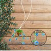Cute Handmade String of Beads Plant Hanging for Car Accessories,