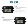 Runleader Digital Maintenance Hours Tachometer Waterproof Design for Lawnmower, Generator,