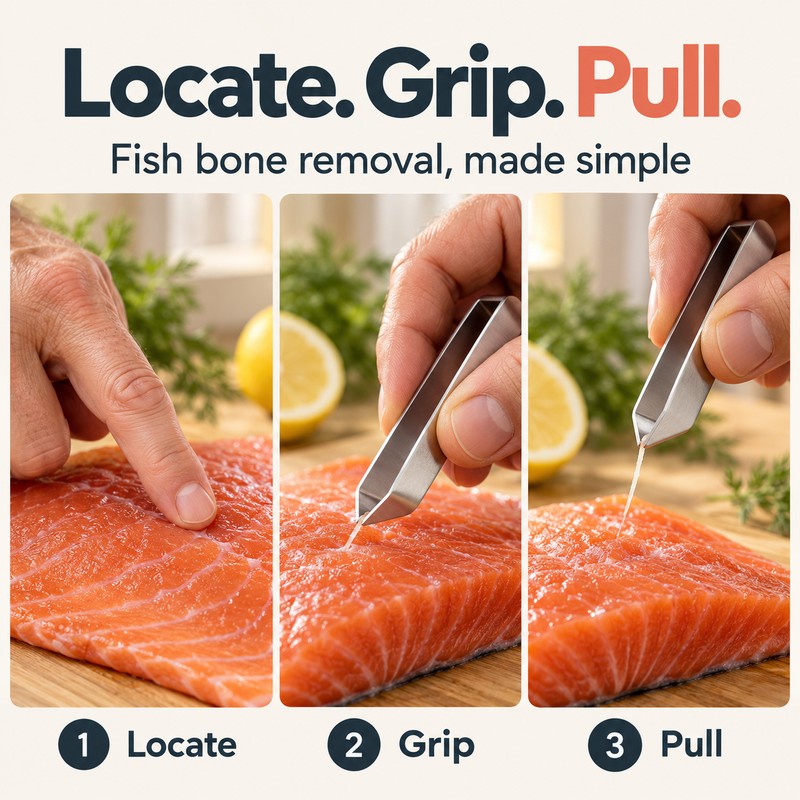 Stainless Steel Fish Bone Tweezers – Flat or Slant Tip