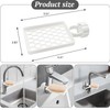 2-piece Faucet Sponge Holder and Sink Organizer - Drain Rack