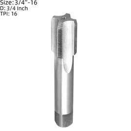 Burkit 3/4"-16 UNF Tap and Die Set, 3/4 x 16 UNF Machine Thread Tap and Round Die Right Hand