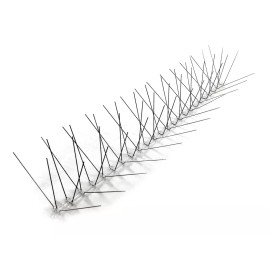 BirdsGottago  Stainless Steel Bird Spikes covers 24'- Bird control X-wide ledges