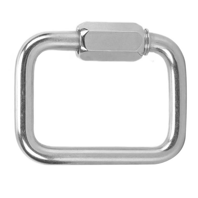 Chain Link Stainless Steel 4‑Corner Multifunctional Connection Buckle for Outdoor