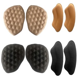 Metatarsal Pads for Women,Heel Pads,Anti-Sliding, Ball of Foot Cushions, High Heel Inserts,Forefoot Pads
