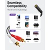 VCE 3.5 mm Female to 2 RCA Male Stereo Audio