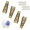 4Pcs Furniture connectors Sectional Sofa Connector, Diagonal Bolts, Sofa Fixing