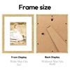 Veelot 6 Pack 8x10 Frames, Mat for 5x7 Photos, Shatter