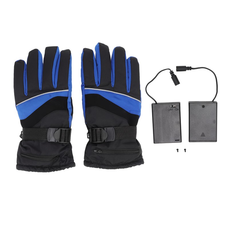 1 Pair Heated Gloves 2.5W Warm Cotton Liner Anti Skid