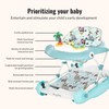 Dream on Me 2-in-1 Aloha Fun Baby Walker in Blue,