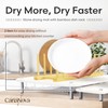 CanaNova 2Tiers Small Large Stone Drying Mat for Kitchen Counter