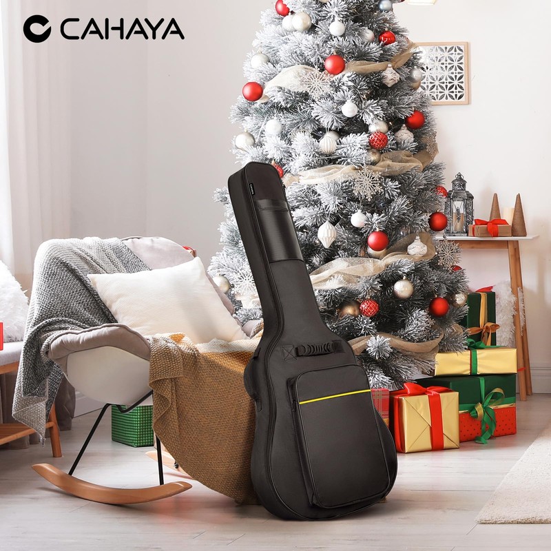 CAHAYA Guitar Bag Gig Bag Padded Backpack Oxford Cloth Water-Resistant
