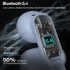 Monster Wireless Earbuds Open Ear AC601, Comfort Clip-On Bluetooth Earbuds,