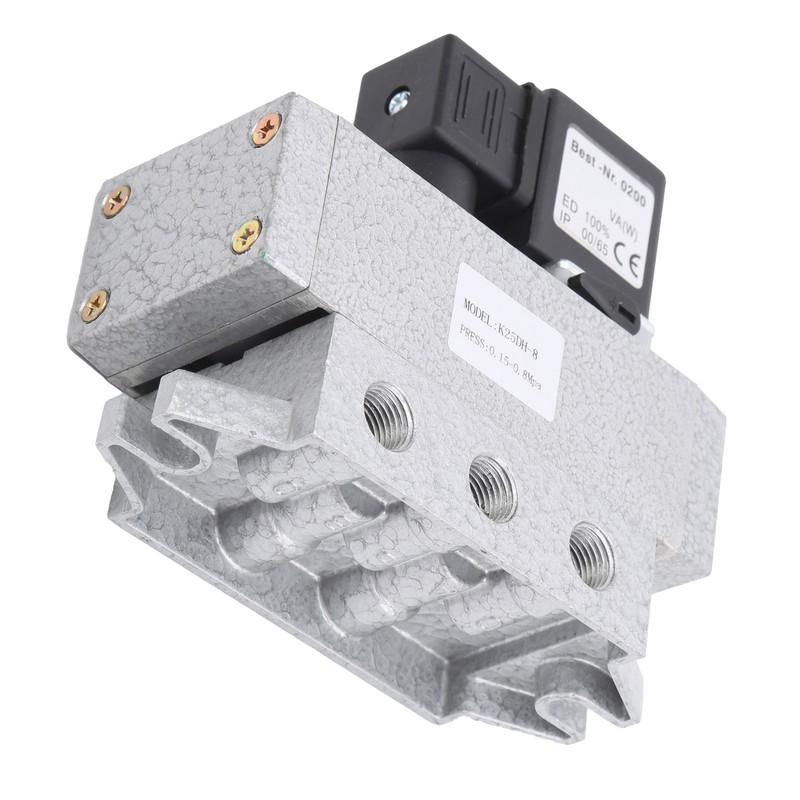 2 Position 5 Way Solenoid Valve Single Electric Control Industrial