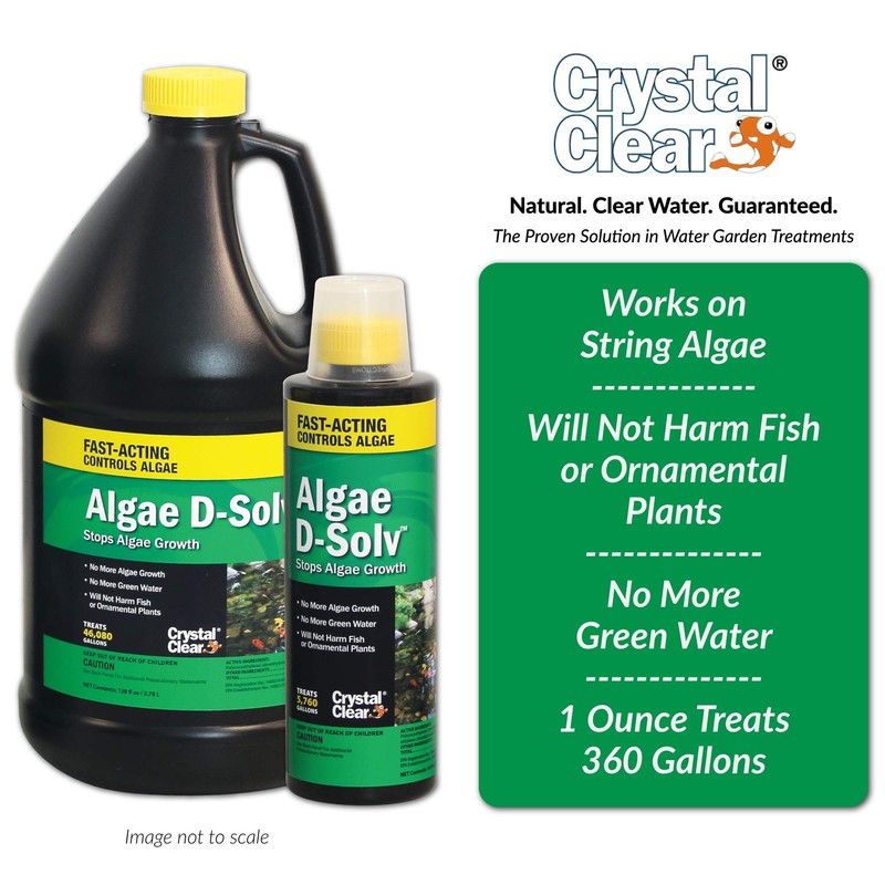 CrystalClear Algae D-Solv - Registered Algaecide