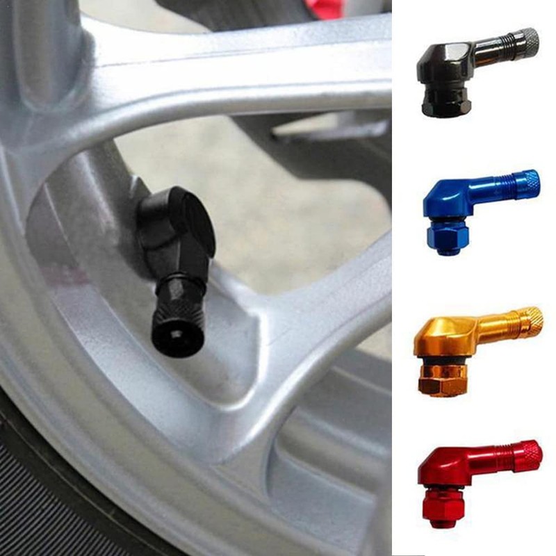 Windance 2pcs Motorcycle Wheel Tire Tubeless Valve Stems,Aluminum Alloy 90