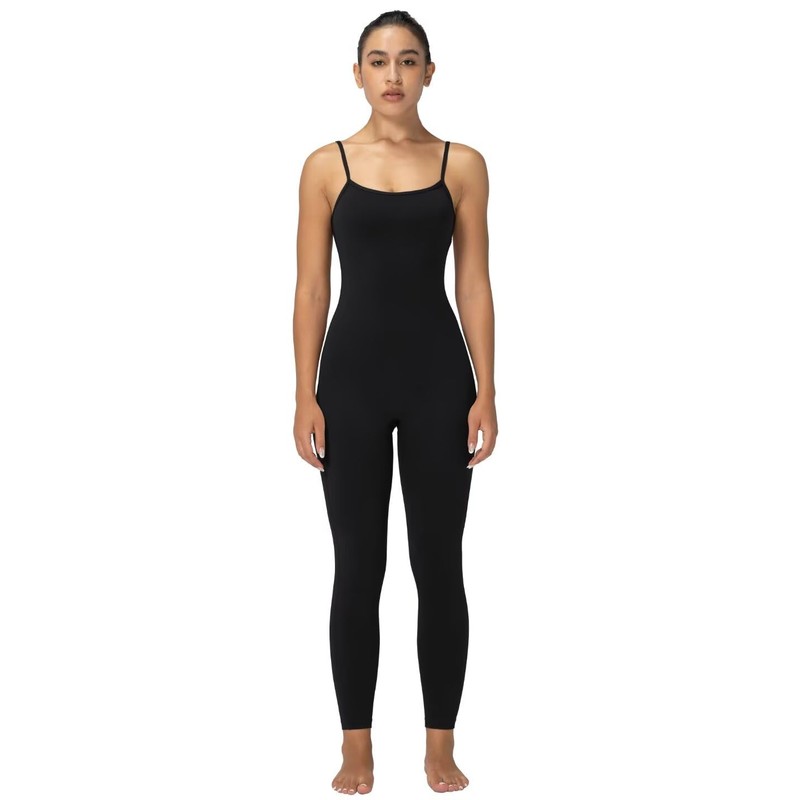 Sunzel - Overol para mujer, jumpsuit mujer, cuello redondo, control