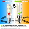 ALIDE E12 75 Watt Replacement LED Candelabra Bulbs C7,6000K Daylight