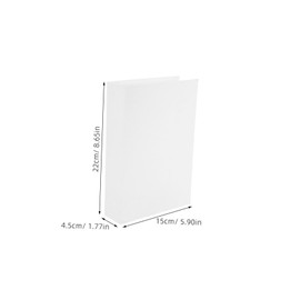 Ciieeo Decorative Storage Box Faux Book Shaped Holder for Bookshelf Decor Vintage Saving Design Cardboard for Organizing Items Office Bedroom