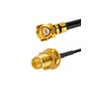 POBADY 2PCS U.F.L1 to RP-SMA Female Low Loss Coaxial Cable