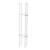 2 Sets Vines Climbing Support Balcony Outdoor Steel Pipe Plant