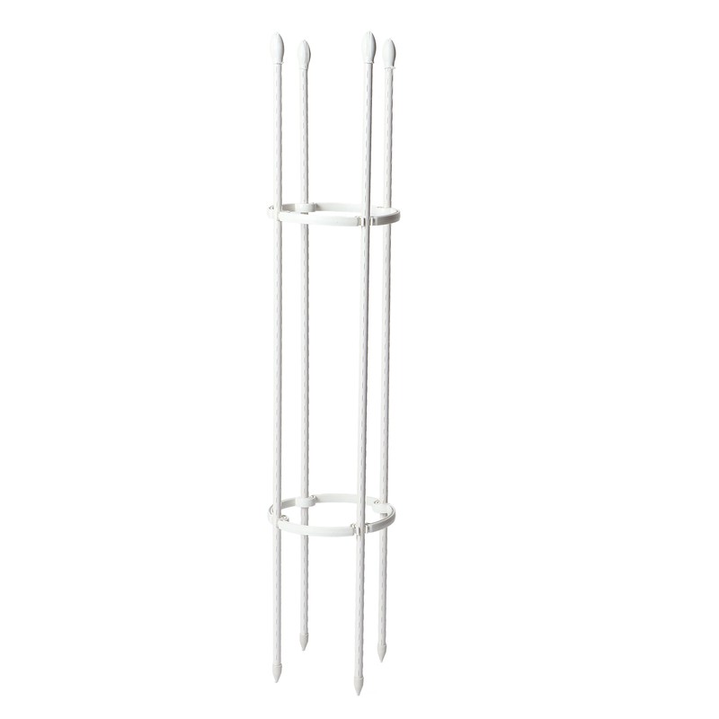 2 Sets Vines Climbing Support Balcony Outdoor Steel Pipe Plant