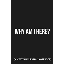 Funny Work Notebook for Meetings: Sarcastic Office Journal and Gag for Coworkers and Bored Employees