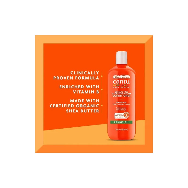 Kit Cantú Manteca De Karité Shampoo Acondicionador 400ml