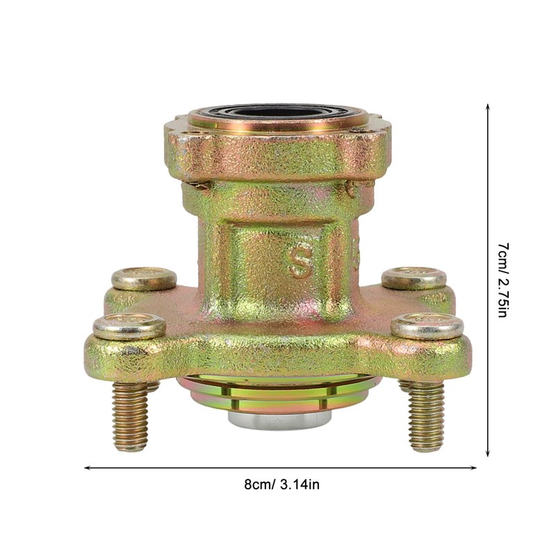 iplusmile Go Kart Accessories Front Wheel Hub Assembly 88mm Bore
