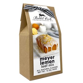 Rabbit Creek Meyer Lemon Loaf Mix – Easy To Make Bread Mix, Made in the USA, Meyer Lemon Dessert Bread Mix with Glaze