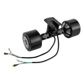 Electric Skateboard Motor Kit 36V DC Brushless Dual Motor Electric Skateboard Drive Scooter Hub Set IP44 Waterproof 2Pcs Drive Scooter Hub Motors For Skateboard Industry Skateboarders (250W Black)