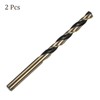 Kozelo 2PCS Twist Drill Bit - [6.5mm/0.26"] Titanium Nitride High-Speed