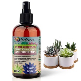 𝐁𝐄𝐒𝐓𝐒𝐄𝐋𝐋𝐄𝐑 Plant Superfood for Succulents & Cactus Plants with B1 Vitamin, Glucose and Essential Minerals - Organic Plant Food Fertilizer for Indoor & Outdoor Succulents - 8oz