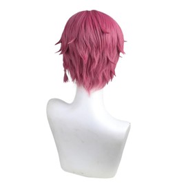 Ransei Kurona Cosplay Wig, Short Bob, Layer, Harajuku, Handsome, Fashion Wig, Full Wig, Cosplay, Costume, Party, School Festival, Cultural Festival, Small Face, Nature, Heat Resistant, Loose