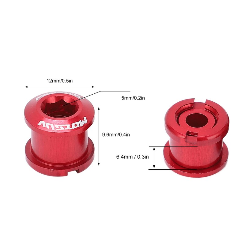 Chainring Screws & Screw Wrench Kit, Corrosion Resistant Single Chainring