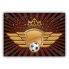 Zirni Soccer Shield Crown Sticker Decal Design