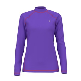 HDTIYUYP UV Shirt Women Girls - Water Swimming T-Shirt Rash Guard Women Swimming Shirt Surf T-Shirt Quick-Drying Beach Shirt Wet Top, Purple L, S