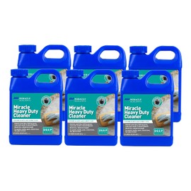 Miracle Sealants Miracle Heavy Duty Tile & Stone Cleaner, Grout Haze Remover, Non-Acidic, Quart, 6 Pack